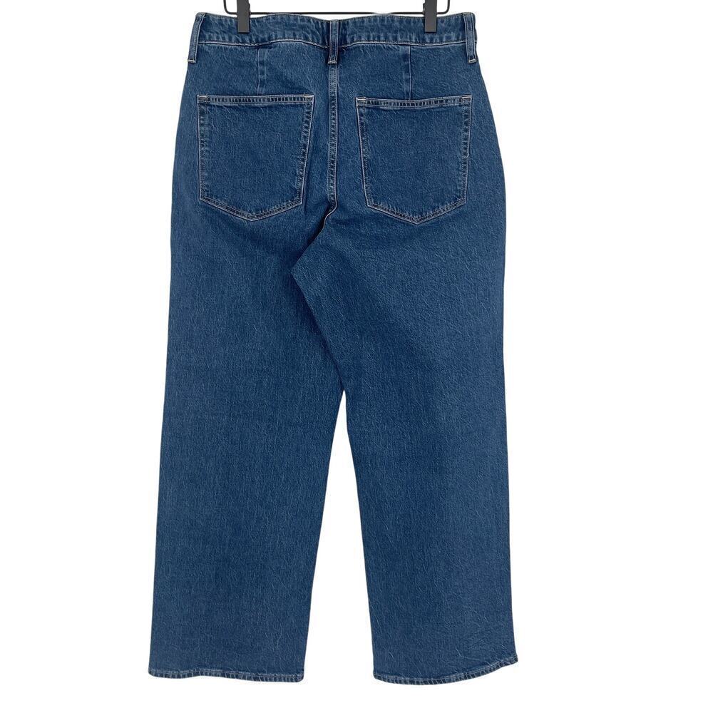 J.Crew Factory Curvy Full Length Wide Leg Jean in All-Day Stretch Size 30 - Picture 8 of 8